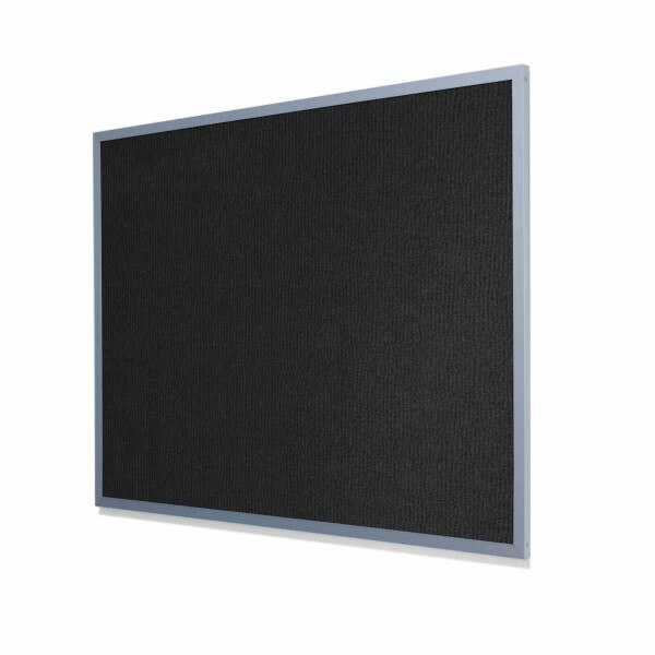 Lava Ribbed VELCRO® Compatible Cork Board with Heavy Aluminum Frame